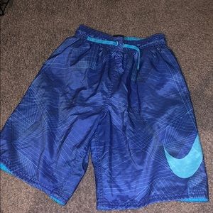 Nike blue boys bathing suit